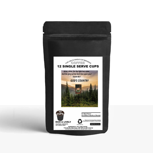12 Pack Single Serve Coffee Capsules